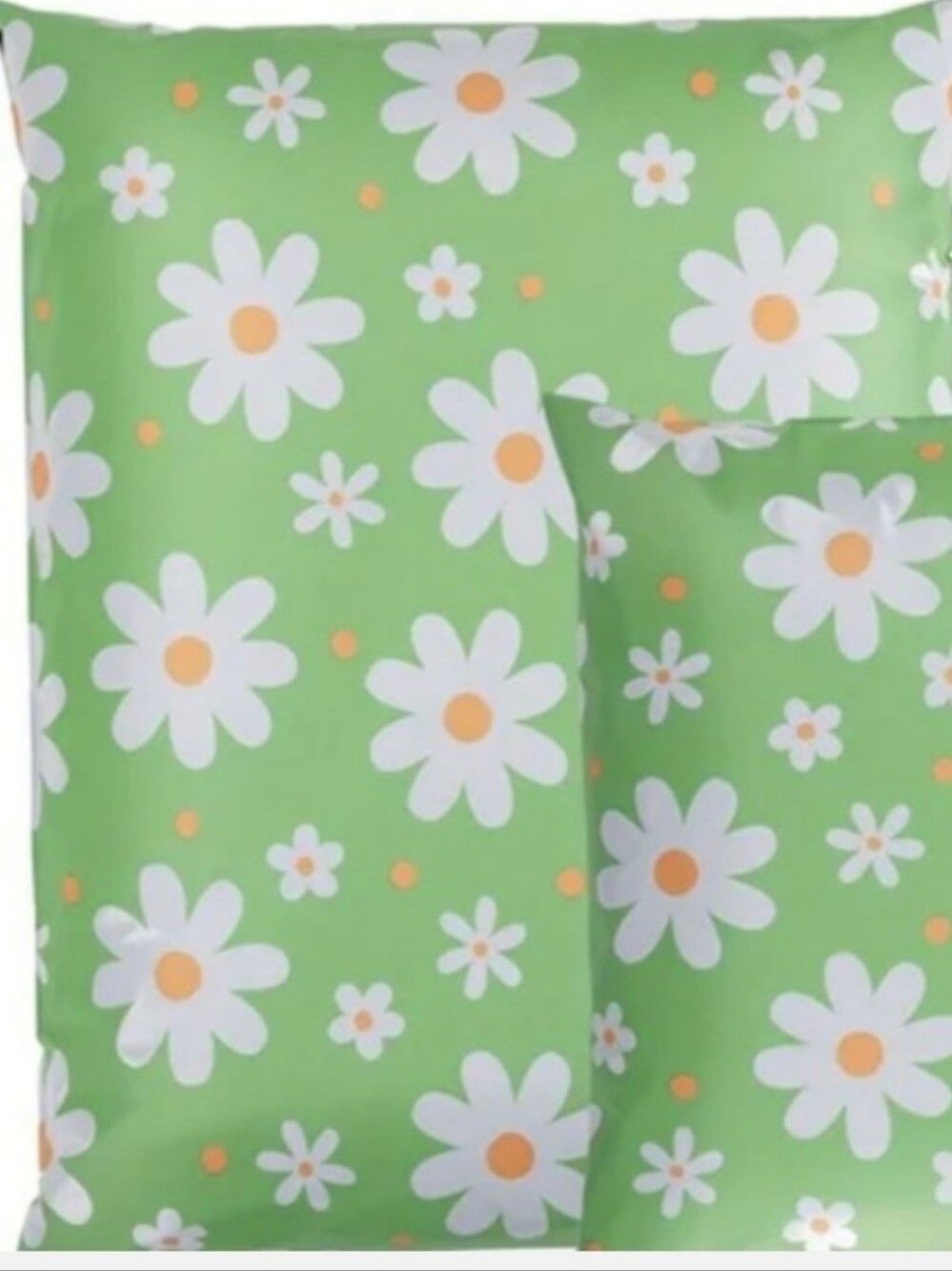 Green Daisy Poly Mailers 20pk